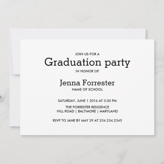 Afstuderen foto Tassel was het Hassle-script waard Kaart (Achterkant)