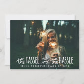 Afstuderen foto Tassel was het Hassle-script waard Kaart (Voorkant)