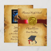 AFSTUDEREN FOTO TEMPLATE GOLD OWL KAART (Voorkant / Achterkant)