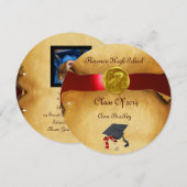 AFSTUDEREN FOTO TEMPLATE GOLD OWL KAART (Voorkant / Achterkant)