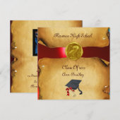 AFSTUDEREN FOTO TEMPLATE GOLD OWL KAART (Voorkant / Achterkant)