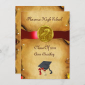 AFSTUDEREN FOTO TEMPLATE GOLD OWL KAART (Voorkant / Achterkant)