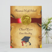 AFSTUDEREN FOTO TEMPLATE GOLD OWL KAART (Staand voorkant)