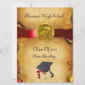 AFSTUDEREN FOTO TEMPLATE GOLD OWL KAART (Voorkant)