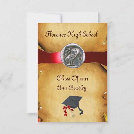 AFSTUDEREN FOTO TEMPLATE SILVER OWL KAART (Voorkant)