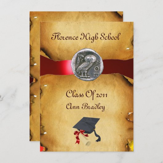 AFSTUDEREN FOTO TEMPLATE SILVER OWL KAART (Voorkant / Achterkant)