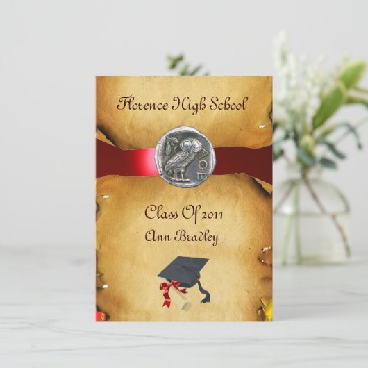 AFSTUDEREN FOTO TEMPLATE SILVER OWL KAART (Staand voorkant)