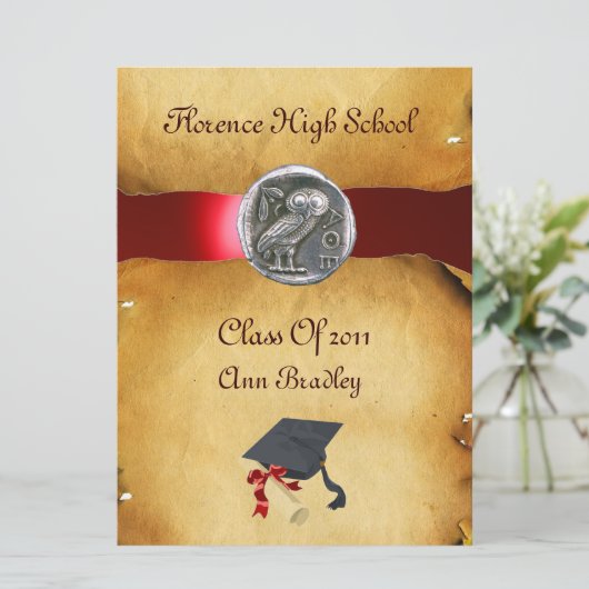 AFSTUDEREN FOTO TEMPLATE SILVER OWL KAART (Staand voorkant)