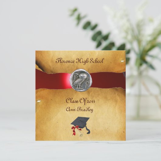 AFSTUDEREN FOTO TEMPLATE SILVER OWL KAART (Staand voorkant)