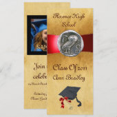 AFSTUDEREN FOTO TEMPLATE SILVER OWL KAART (Voorkant / Achterkant)