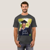 Afstuderen Foto Trots Papa T-shirt (Voorkant volledig)