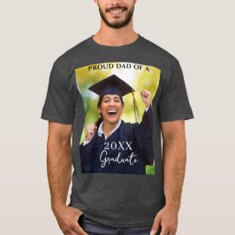 Afstuderen Foto Trots Papa T-shirt