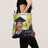 Afstuderen foto trotse oma tote bag (Dichtbij)