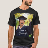 Afstuderen Foto Trotse Opa T-shirt (Voorkant)