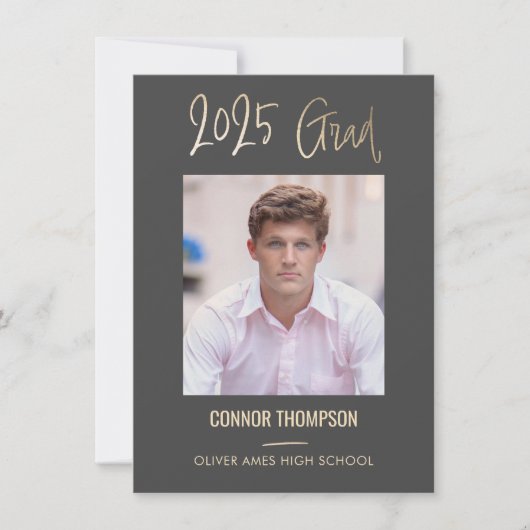 Afstuderen foto uitnodigen - Klasse van 2025 Kaart (Voorkant)