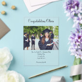 AFSTUDEREN FOTO UITNODIGING KAART (Insitu (Huwelijk))