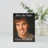 Afstuderen Foto Uitnodiging-Veranderen naar het hu Aankondigingskaart (Staand voorkant)