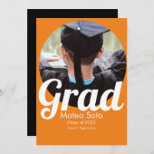 Afstuderen Foto Vet Alle kleuren Kaart (Voorkant / Achterkant)