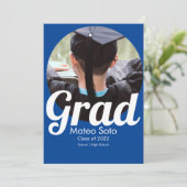 Afstuderen Foto Vet om het even welke kleurenaanko Kaart (Staand voorkant)