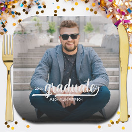 Afstuderen Foto Vet Script Graduation Party Papieren Bordje