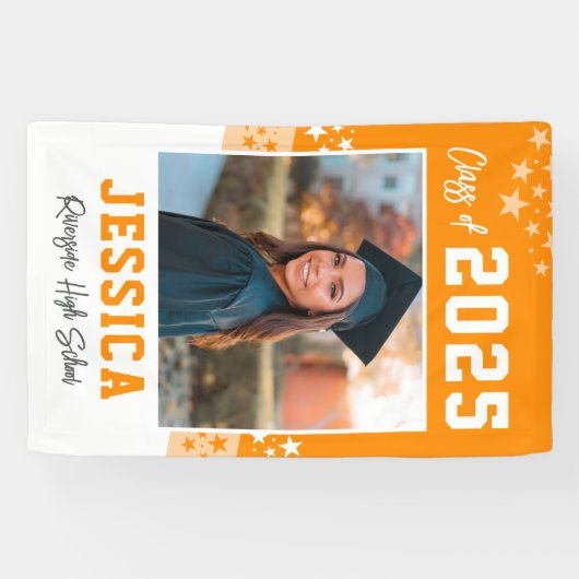 Afstuderen Foto Vinyl Banner Decoratie (Horizontaal)