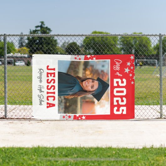 Afstuderen Foto Vinyl Banner Decoratie (Insitu)