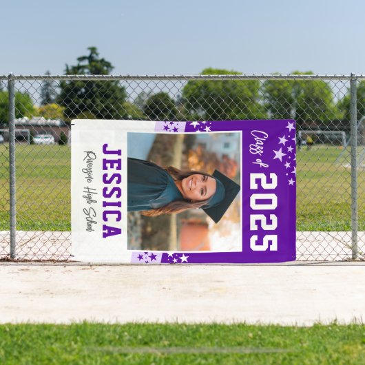 Afstuderen Foto Vinyl Banner Decoratie (Insitu)