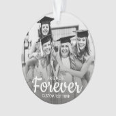 Afstuderen Foto-vrienden voor geheugenpenningen Ornament (voorkant)
