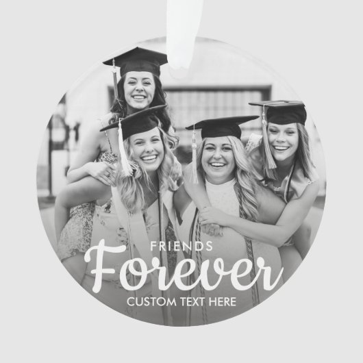 Afstuderen Foto-vrienden voor geheugenpenningen Ornament (voorkant)