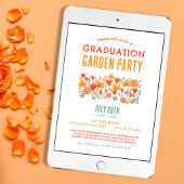 Afstuderen foto weggaan tuinfeest kaart
