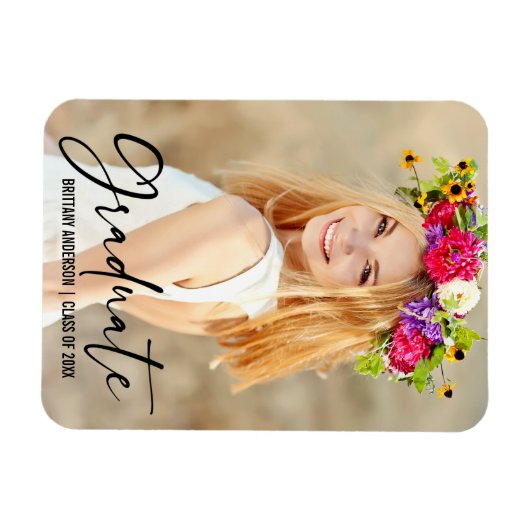 Afstuderen Fotoaankondiging Magneet (Horizontaal)