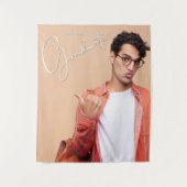 Afstuderen fotoachtergrond wandkleed (Voorkant)