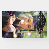 Afstuderen fotobanner spandoek (Horizontaal)