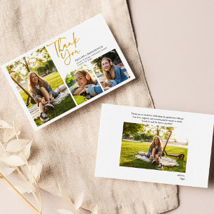 Afstuderen Fotocollage Afstuderen 2024 Bedankkaart