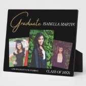 Afstuderen fotocollage | Afstuderen Gift Plaque Fotoplaat (Zijkant)