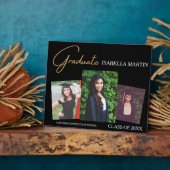 Afstuderen fotocollage | Afstuderen Gift Plaque Fotoplaat (Zijkant)