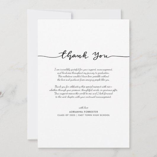 Afstuderen fotocollage Bedankt script (Achterkant)