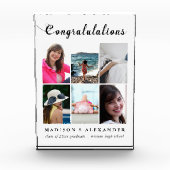 Afstuderen fotocollage en typografie met naam fotoblokken (Voorkant)