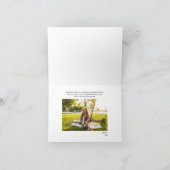 Afstuderen Fotocollage Hand-Lettered Afstudeerder Bedankkaart (Binnen)