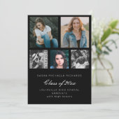 Afstuderen fotocollage kaart (Staand voorkant)