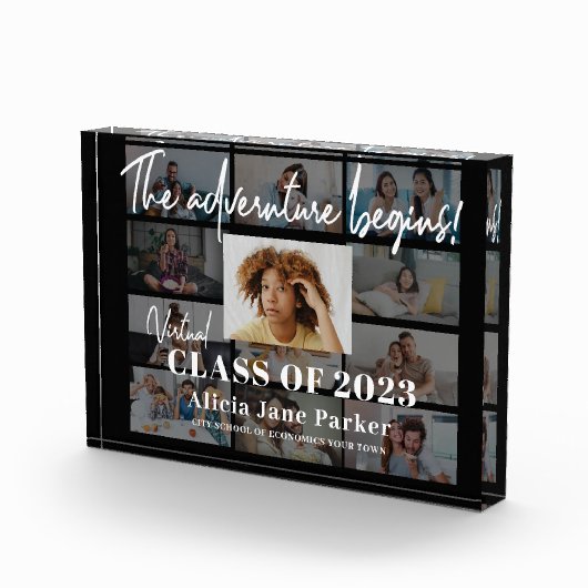 Afstuderen fotocollage klasse jaar fotoblokken (Rechts)