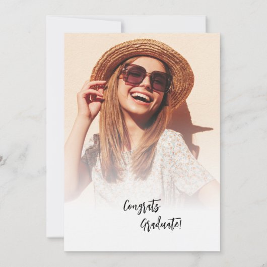 Afstuderen Fotocollage Open Huis 2024 Feest Kaart (Achterkant)