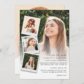 Afstuderen Fotocollage Open Huis 2024 Feest Kaart (Voorkant / Achterkant)