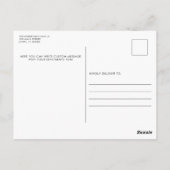 Afstuderen Fotocollage|Vier Foto's Briefkaart (Achterkant)