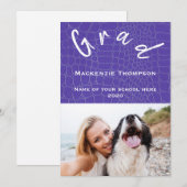 Afstuderen Fotokaart Feestdagenkaart (Voorkant / Achterkant)