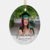 Afstuderen Fotokalligrafie Gray Keramisch Ornament (Rechts)