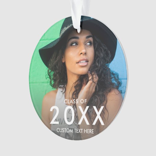 Afstuderen Fotoklasse van 20XX Memory Keepomwille Ornament (voorkant)
