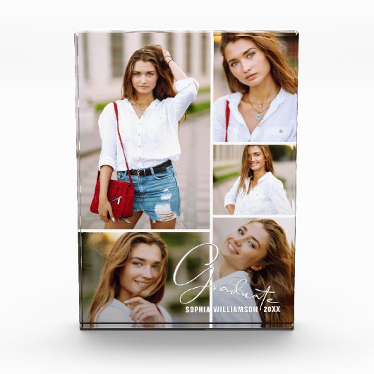 Afstuderen fotorastercollage fotoblokken (Voorkant)