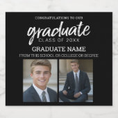 Afstuderen Foto's Afstuderen - Foto's - Zwart Bier Etiket (Enkel label)