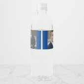 Afstuderen foto's Afstuderen met Royal Blue Virtua Waterfles Etiket (Achterkant)